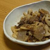 牛肉とレンコンの炒め物
