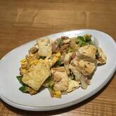 豆腐とツナの卵とじ