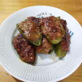 初心者も簡単！ピーマンの肉詰め照り焼きに