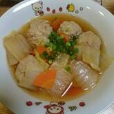 肉団子と野菜の煮物