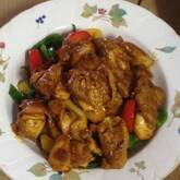 鶏肉のカレー風味焼き