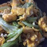 キャベツの卵とじ