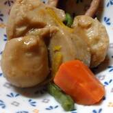 イカと冷凍小芋の甘煮