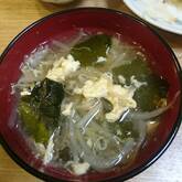 ワカメのスープ