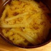 とろとろ甘い 白菜の味噌汁 by 吉田 朋美さん