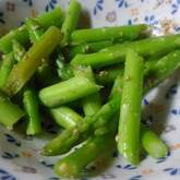 アスパラのゴマ和え