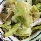 キャベツエノキのサラダ
