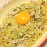肉みそのワンポットパスタ