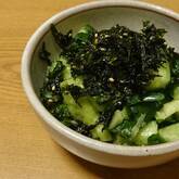 キュウリのたたき和え