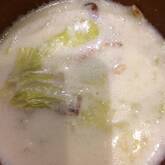 牛乳を大量消費 キャベツたっぷりのスープ
