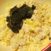 卵炒めののりしょうゆ和え