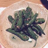 サヤインゲンのゴママヨ和え