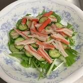 簡単もう一品！さっぱり水菜のサラダ