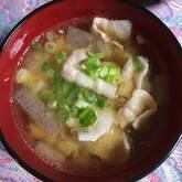 具だくさん豚汁