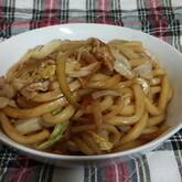 作り置き！焼き肉のタレでスタミナ焼うどん