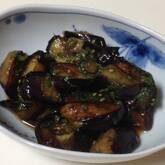 ナスの大葉しょうゆ和え