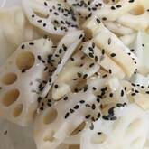 レンコンのゴマ塩ナムル