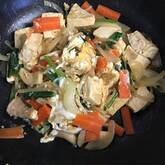 くずし豆腐炒め