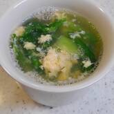 レタスとふわふわ卵のスープ