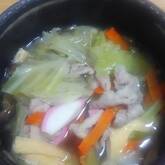 魚介たっぷり！ちゃんぽん風鍋