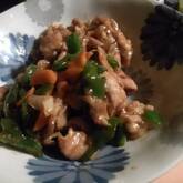 豚肉のハニージンジャー炒め