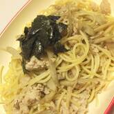 鶏ゴボウの甘辛スパゲティー