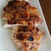 鶏肉のパリパリ焼き レモンバターソース