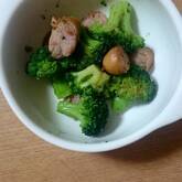 ブロッコリーとソーセージの炒め物