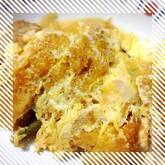 トンカツ卵とじ