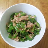 オイスターソースを活用 ピーマンとツナだけ by岡本 由香梨さん