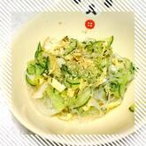 キュウリとハムの中華春雨サラダ