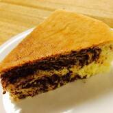 マーブル模様のチョコバナナケーキ