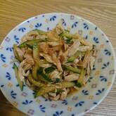 ささ身とキュウリの梅和え