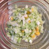 つけ合わせに！コーンとキャベツのコールスロー