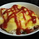 たっぷりキノコの、しっとりオムライス