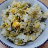 高菜とジャコのチャーハン