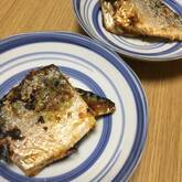 サバのカレー風味パン粉焼き