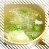 オクラの中華スープ