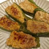 和風ピーマンの肉詰め