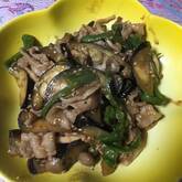 豚バラ肉の白みそ炒め