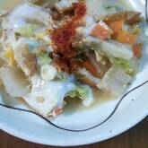 玉ネギの卵とじ