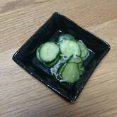 ジャコとキュウリの酢の物