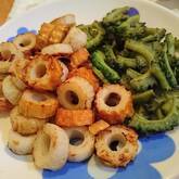 ちくわのペペロンチーノ