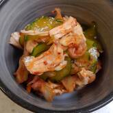 ささ身のキムチ和え