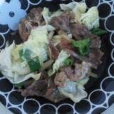 豚肉とキャベツのピリ辛炒め