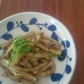 大根のバターきんぴら