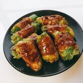 豚肉のズッキーニ巻き