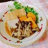 じゅわっと染みてる！昔ながらの厚揚げの煮物