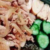 豚バラのショウガ焼き