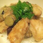 ナス鶏丼